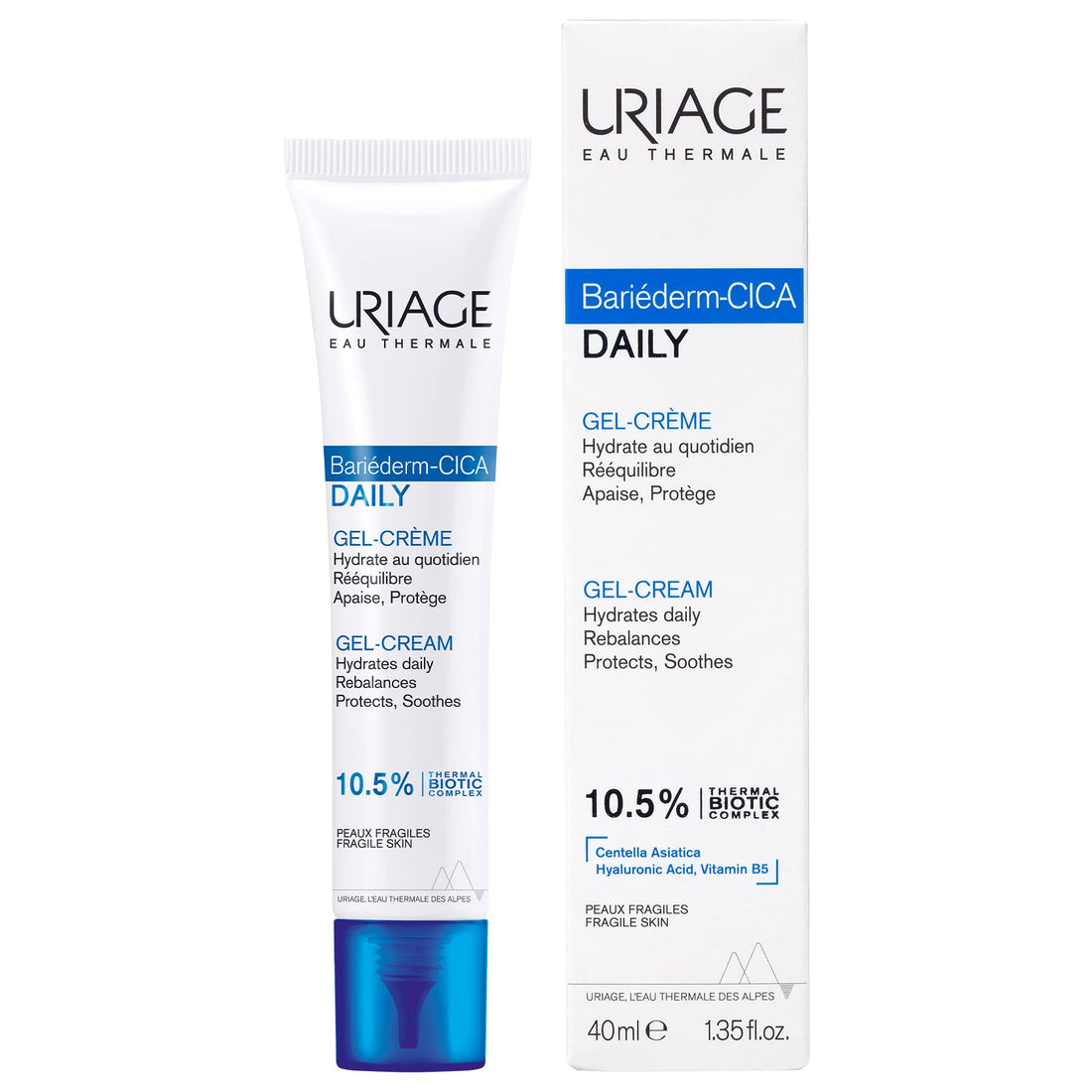Uriage Cica Daily Gel Cream 39g Lightweight Moisturizer
