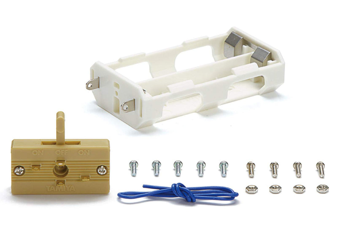 TAMIYA Fun Work Series Battery Box with Switch for 2 AA Batteries