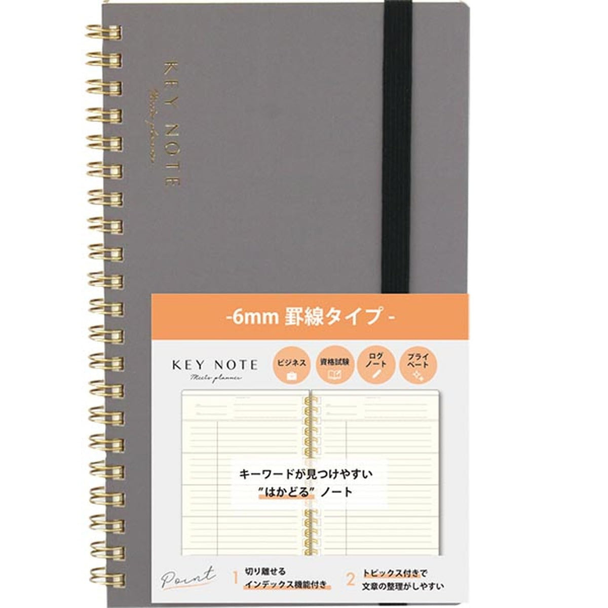 LABCLIP A5 Slim Notebook for Planning and Organization