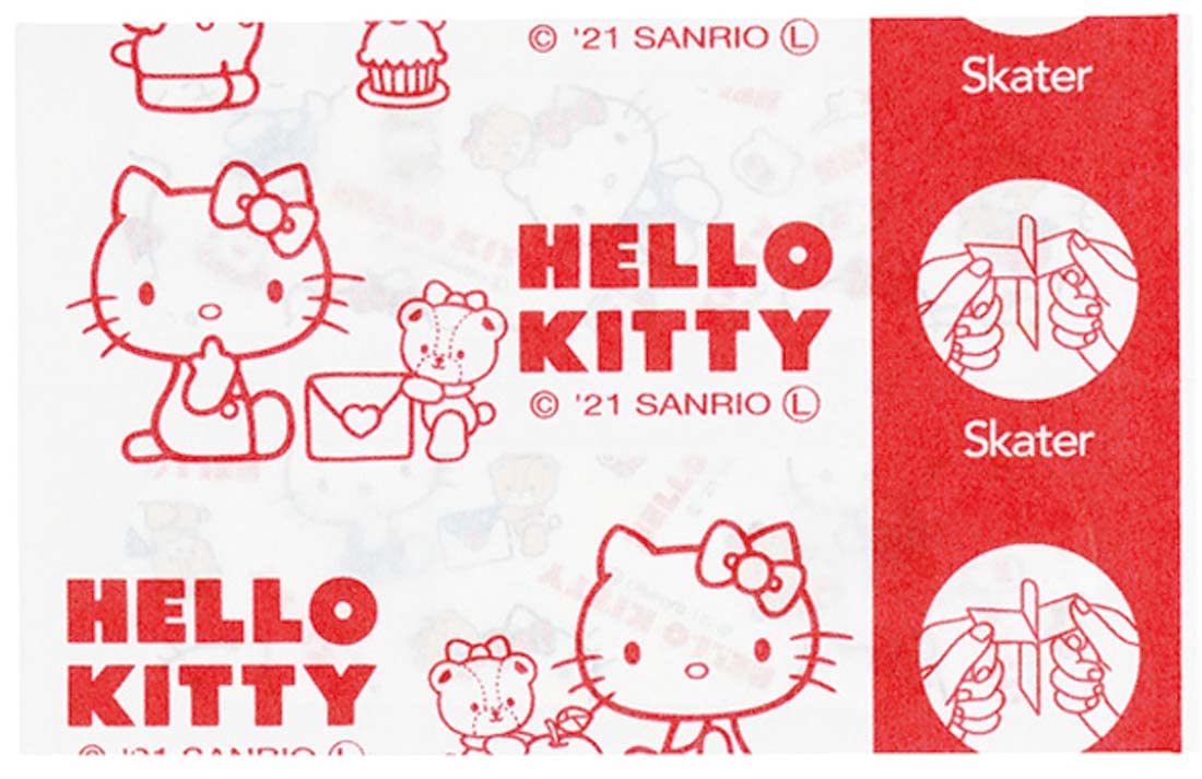 Skater Hello Kitty Bandages M Size 50 Count for Everyday Use