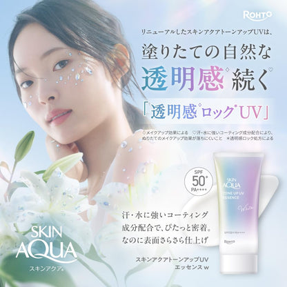 SKIN AQUA Tone Up UV Essence White Lightweight Sunscreen