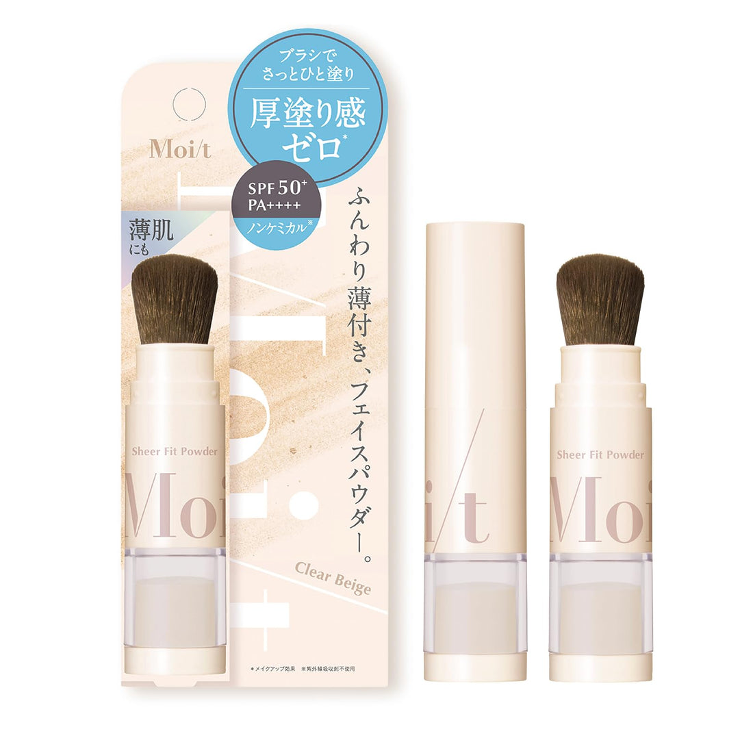 Moitt Sheer Fit Powder Clear Beige 3g UV Protection
