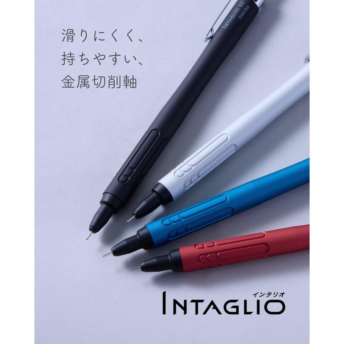 CRAY-PAS Intaglio Mechanical Pencil 0.5 mm, Silver NS2705S-P