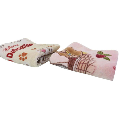 Marushin Disney 101 Dalmatians Face Towel with Embroidery