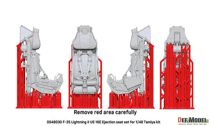 DEF.MODEL 1/48 F-35 Lightning II US16E Ejection Seat Model Parts