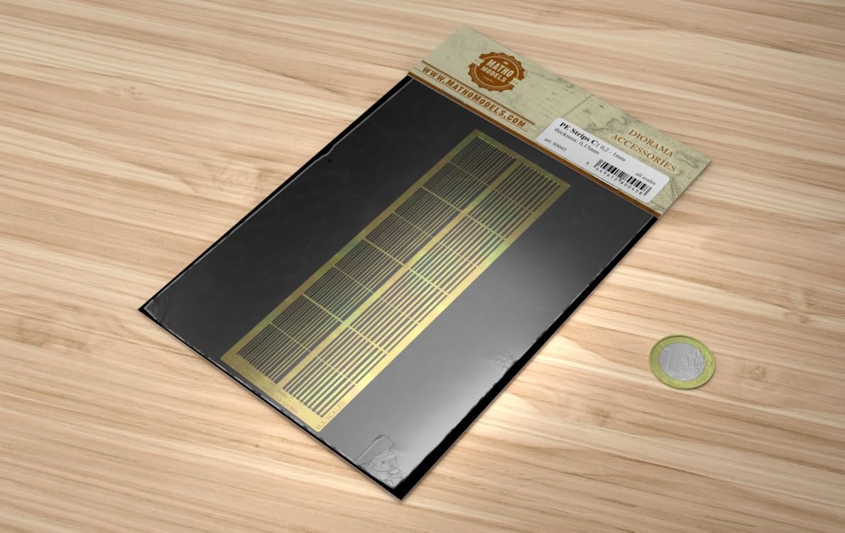 Masomodel General Purpose Etching Thin Strip Sheet C 0.2-1mm Length