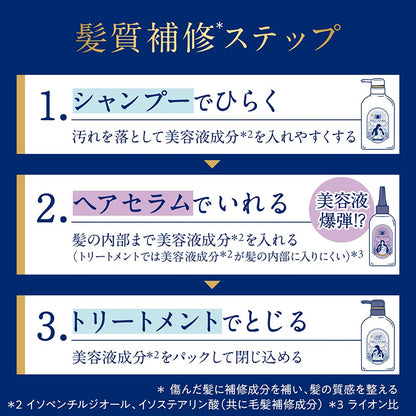 MEGAMIS Shampoo and Treatment Set 440ml for Shiny Hair