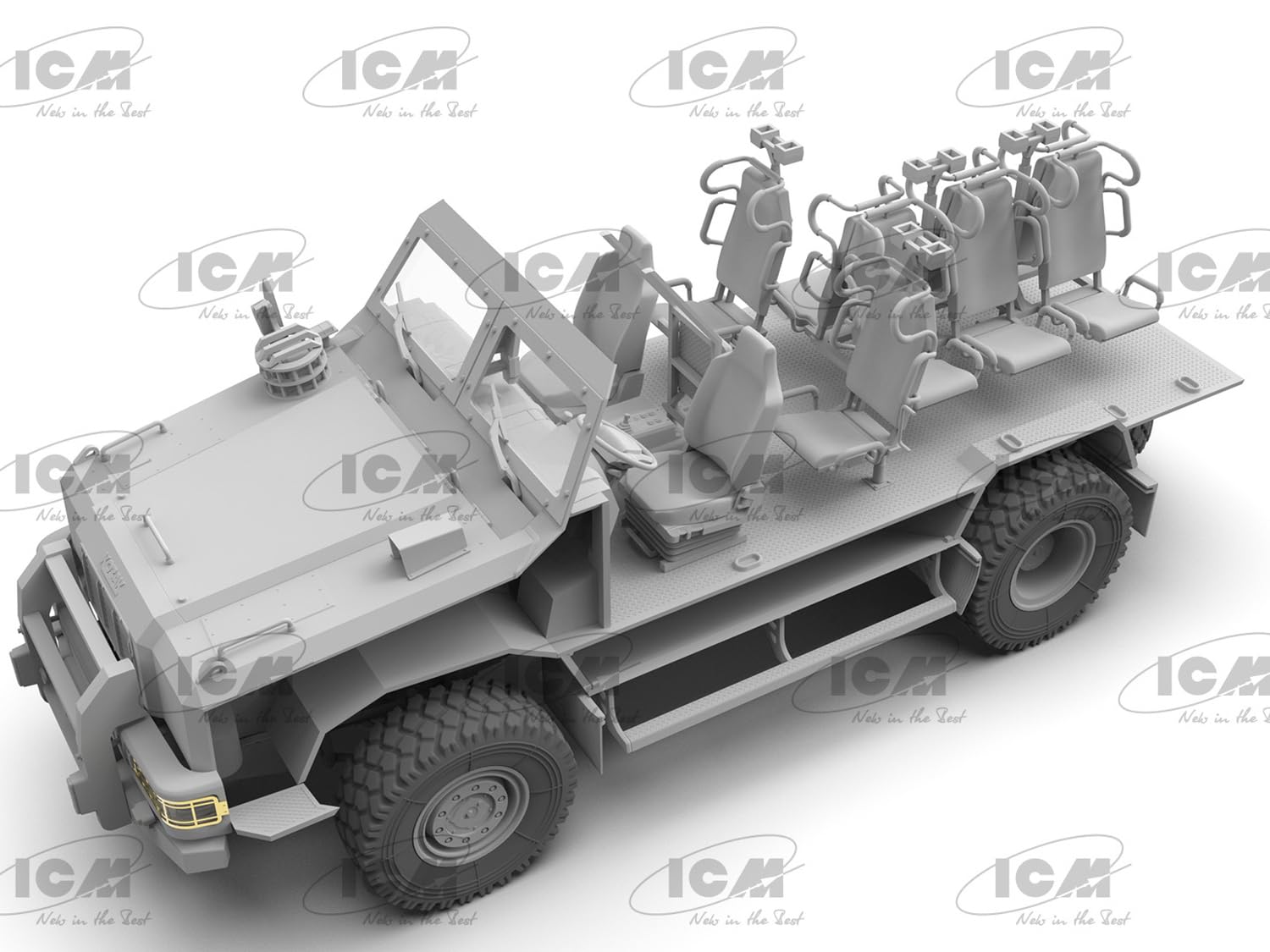 ICM 1/35 Ukraine Kozak-001 National Guard Model Kit
