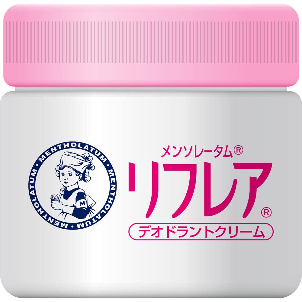 Refrear Deodorant Cream 55g Fragrance-Free Long-Lasting Formula