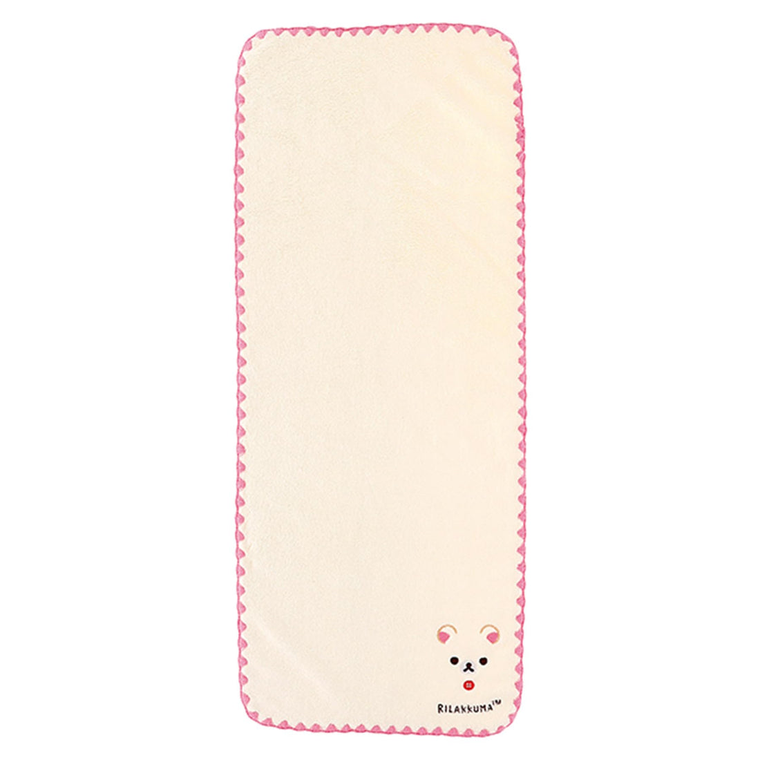 Marushin Face Towel with Rilakkuma Design Microfiber Antibacterial Features