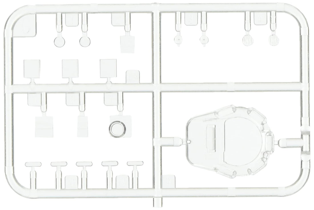Asuka Model 1/35 74 Type Tank Detail Up Parts Clear