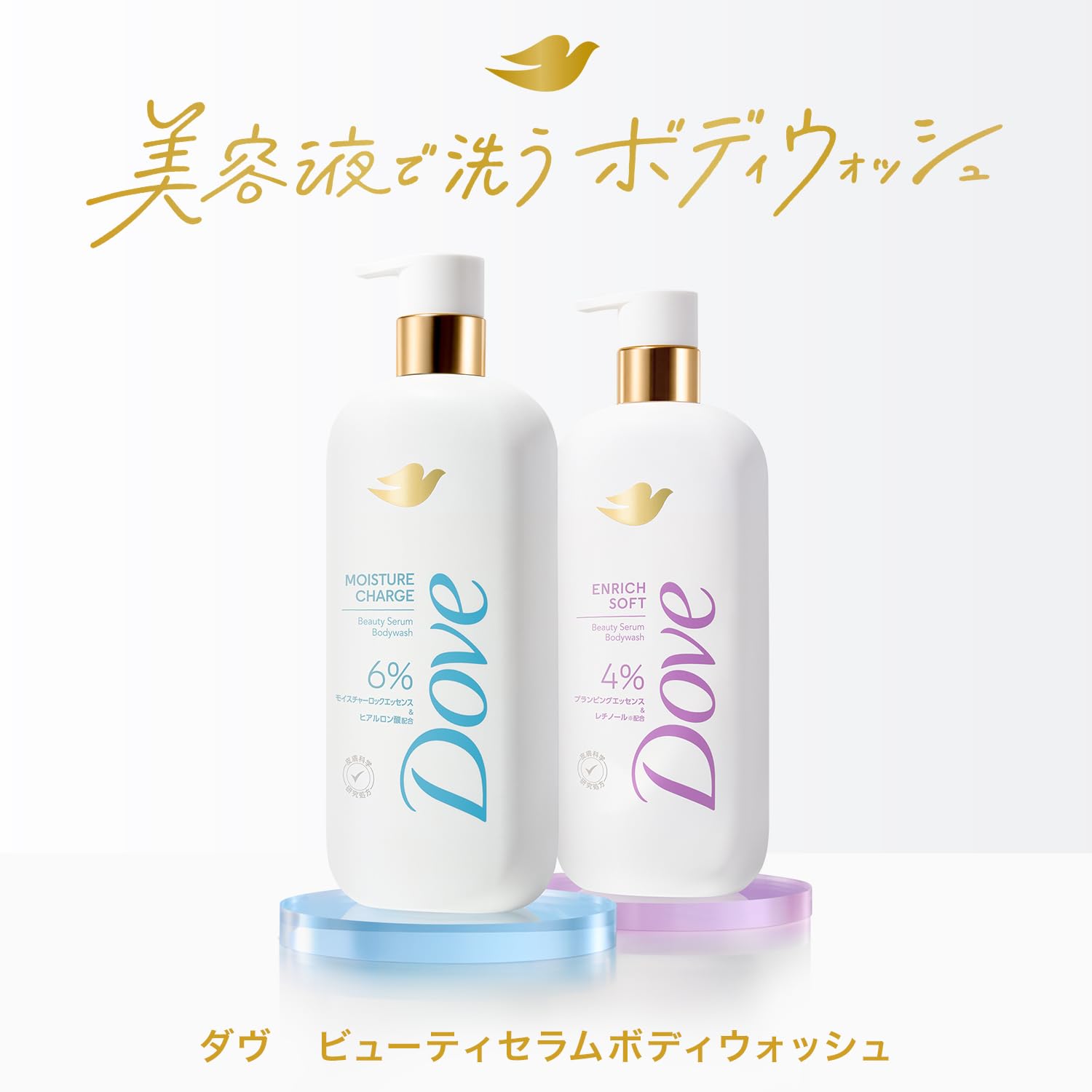 Dove Body Wash Beauty Serum Moisture Charge 500g