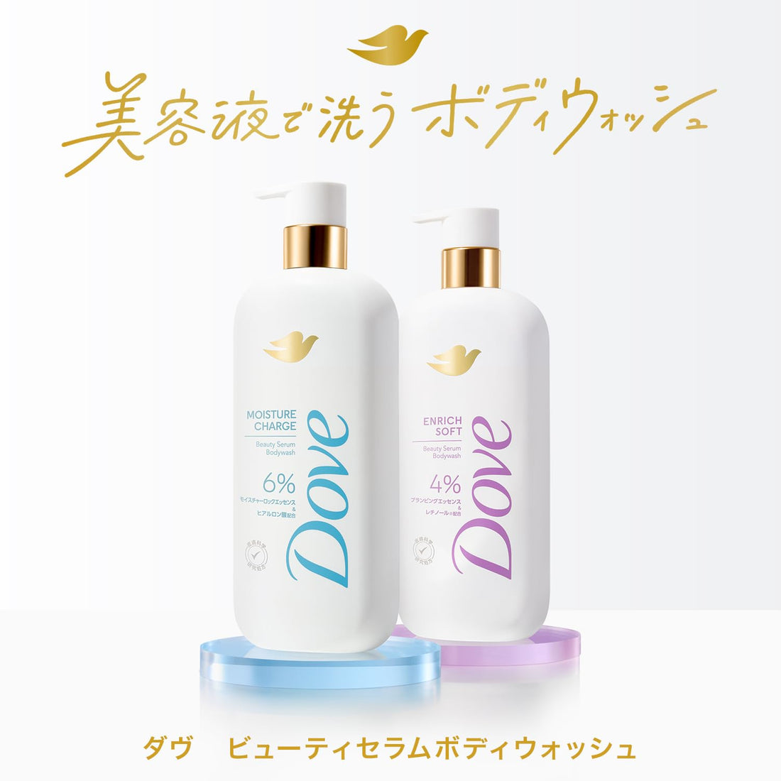 Dove Body Wash with Beauty Serum 500g for Soft Skin