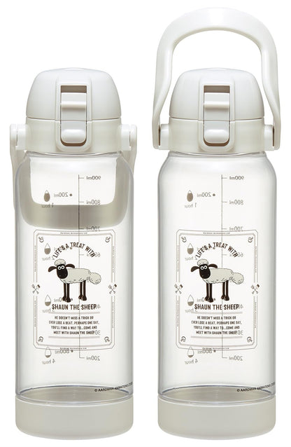 Skater Drink Marker Bottle 1L with Handle for Easy Measurement
