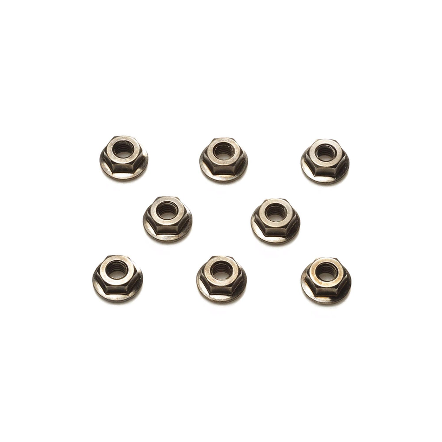 TAMIYA TRF Series No.182 4mm Serration Wheel Nuts Black Set of 8