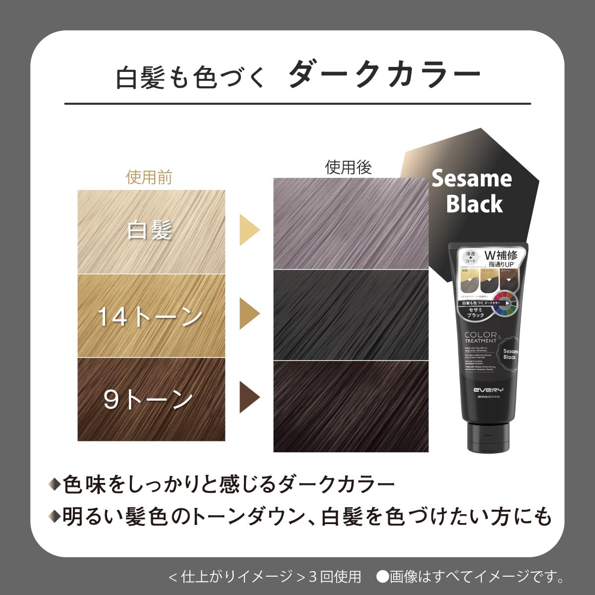 Anna Donna Every Color Treatment Dark Color 160g
