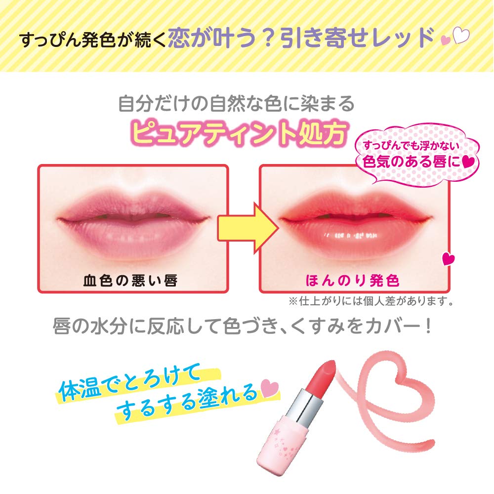 SANA Fake Nude Lip 03 Allure Red Lip Cream 3.1g for Natural Finish