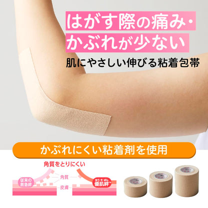 Nitoms Caremate Gentle Skin Bandage 38mm x 2m