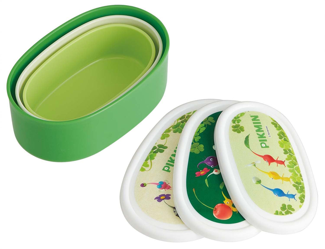 Skater Bento Box Set with Antibacterial Features for Lunch Storage