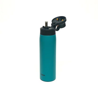 TIGER Stainless Steel Water Bottle 500ml with Straw