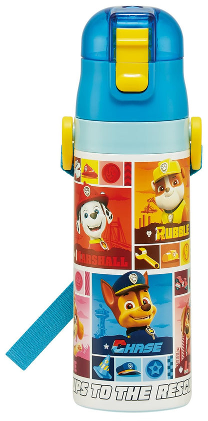 Skater Kids Water Bottle 470ml Paw Patrol Lightweight Stainless Steel