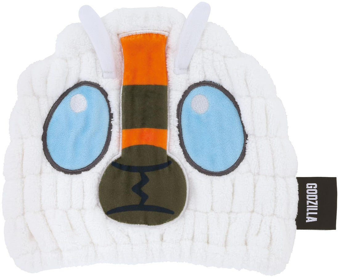 Skater Quick Dry Towel Cap for Boys with Godzilla and Mothra Design