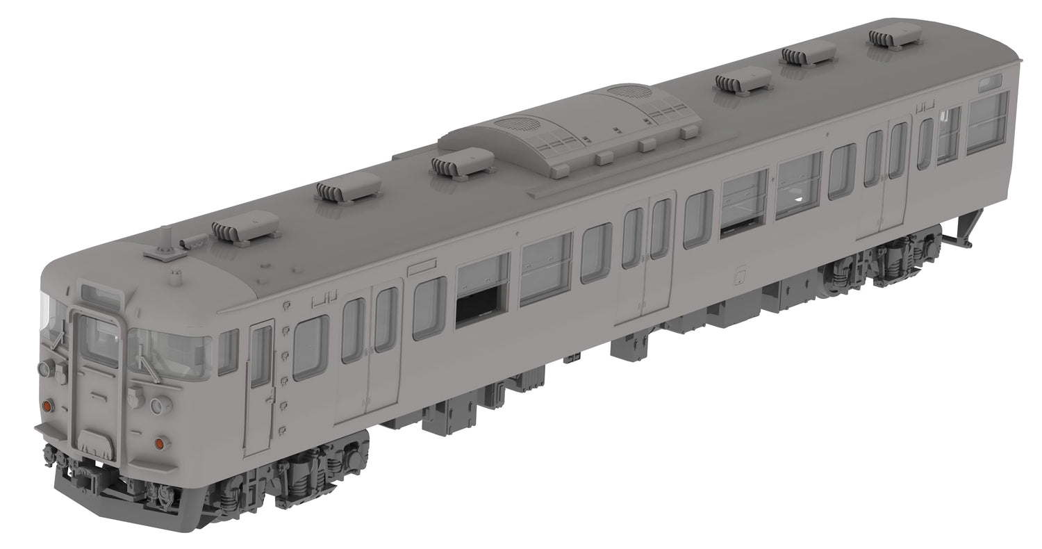 Plum JR East 115 Series 300 Model Unpainted Plastic Kit