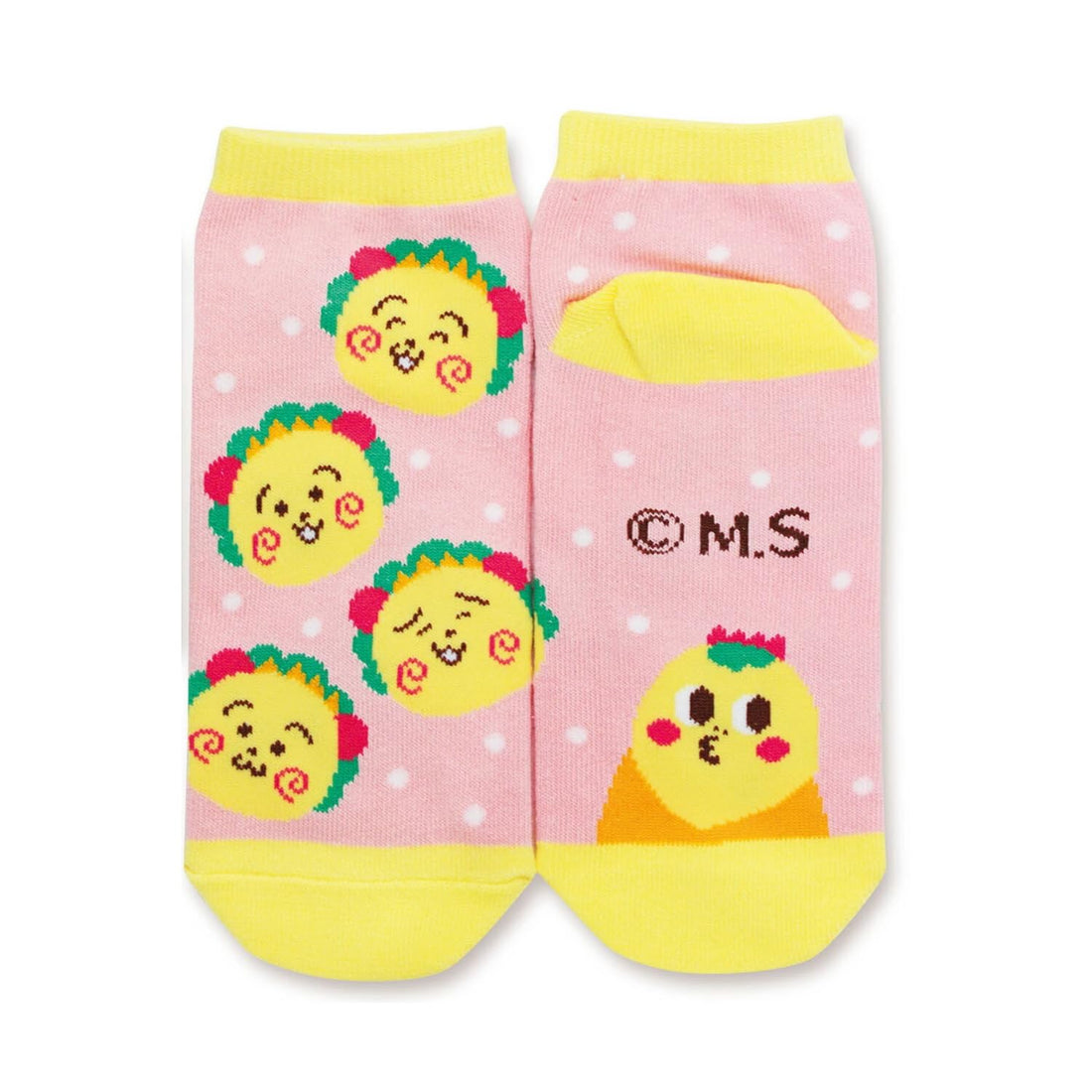 Toshinpakku Koji-koji Face Pattern Socks KG-SO012, Women&