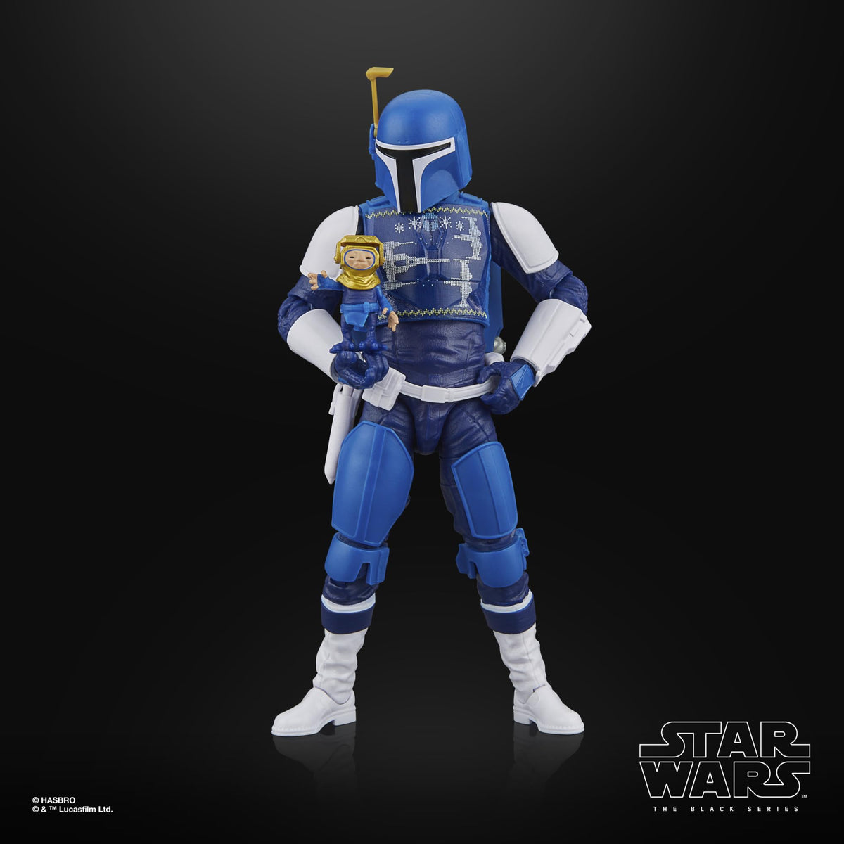 Star Wars Black Series Mandalorian Scout Holiday Edition 6 Inch Action Figure