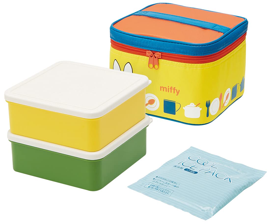 Skater Picnic Bento Box with Cooler Bag and Ice Pack 2240ml