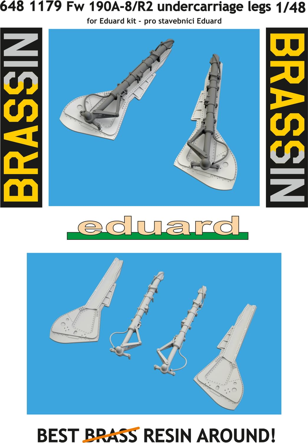 Eduard 1/48 Scale Model Parts Set for Focke-Wulf Fw190 A-8/R2