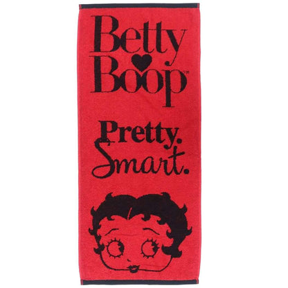 Inukaitaoru Betty Boop Face Towel Red Face for Daily Use