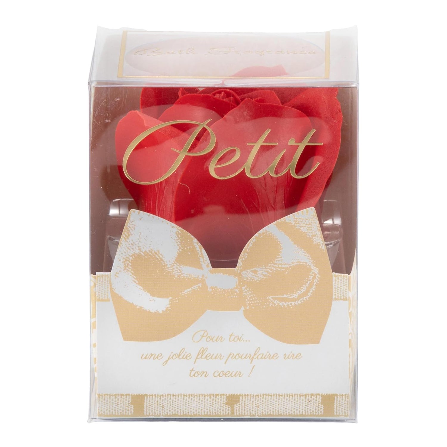 Q-FLA Bath Soak Soap Flower Red Gift Set for Mother&