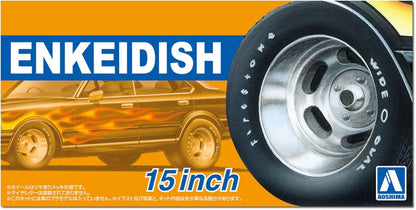 AOSHIMA 1/24 Tuned Parts Series Enkei Dish 15 Inch Model Parts