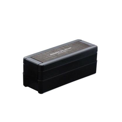 Lustroware Bento Box Easy Care 950ml Two-Tier Black