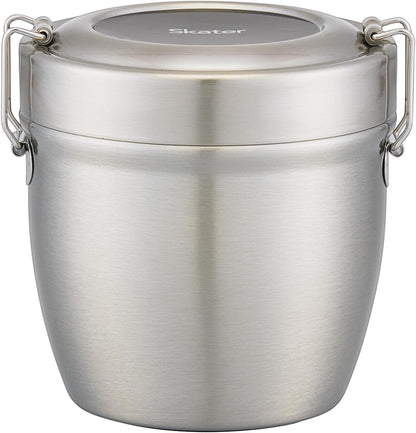 Skater Stainless Steel Insulated Bento Box 550ml for Japanese Lunch