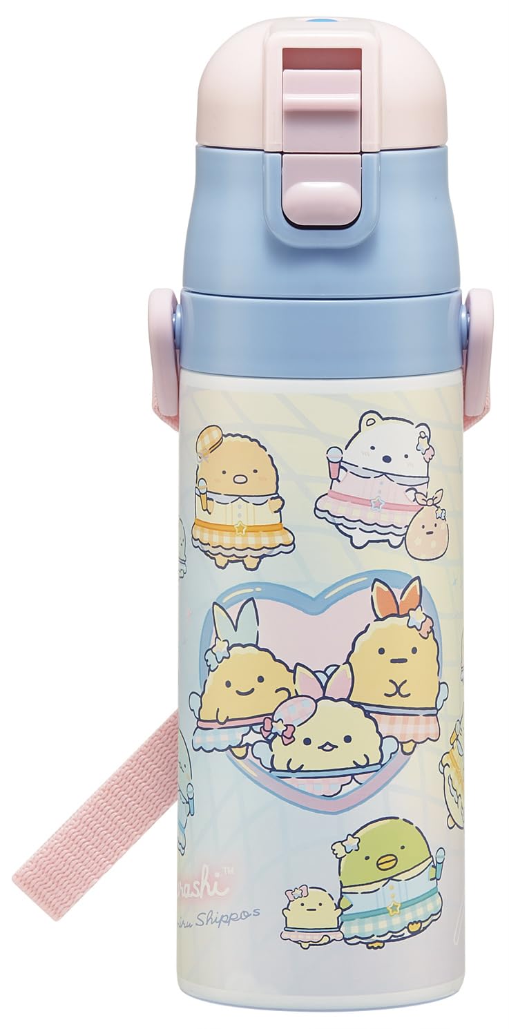 Skater Kids Water Bottle 470ml with Cute Design for Girls