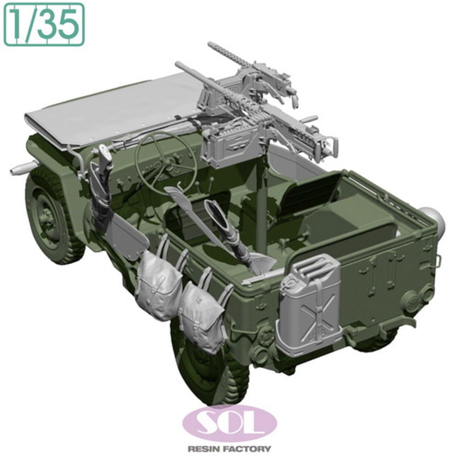 Sol Model 1/35 WWII US 1/4 Ton General Purpose Truck Detail-Up Set