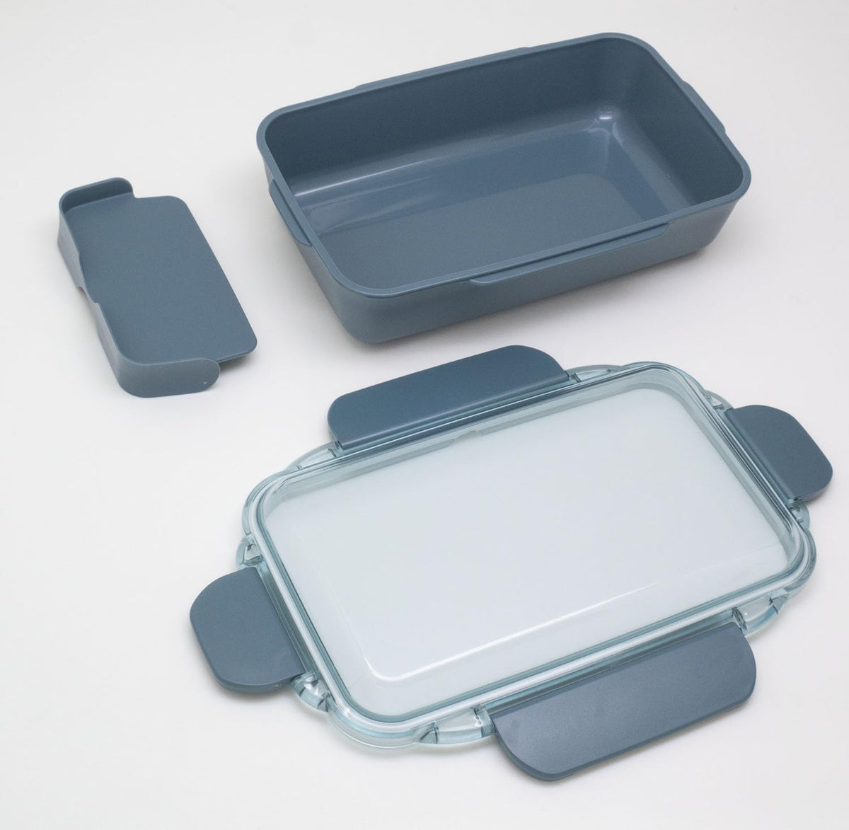OSK Lunch Box with Dividers Calm Color Navy 750ml