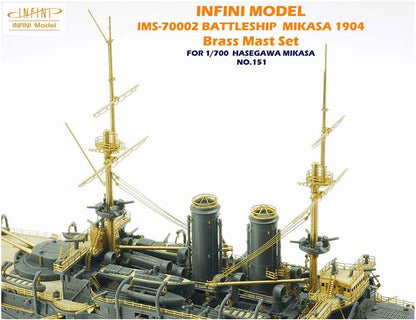 Infinity Model 1/700 Scale Japanese Battleship Mikasa Model Kit Parts