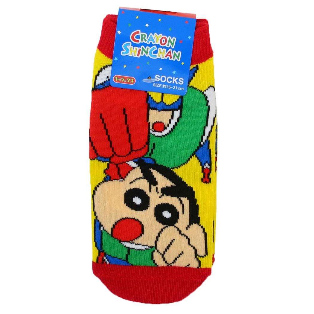 Small Planet Crayon Shin-chan Character Socks Action Punch Junior 15-21cm