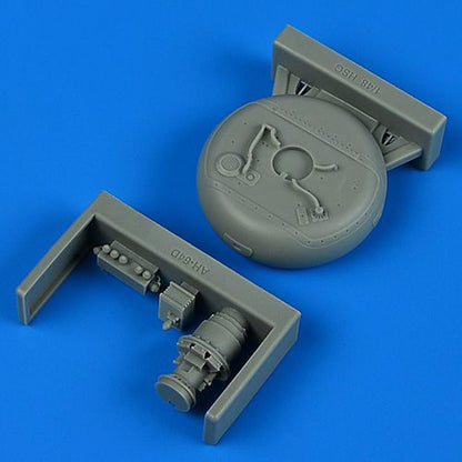 Quickboost 1/48 AH-64D Apache Longbow AN/APG-78 Radar Model Parts