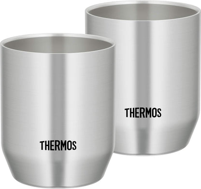 THERMOS Vacuum Insulated Cup 360ml Stainless Steel Set of 2