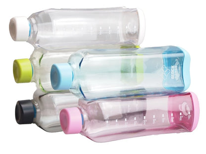 Paarukinzoku Water Bottle 1000ml Pink Block Style