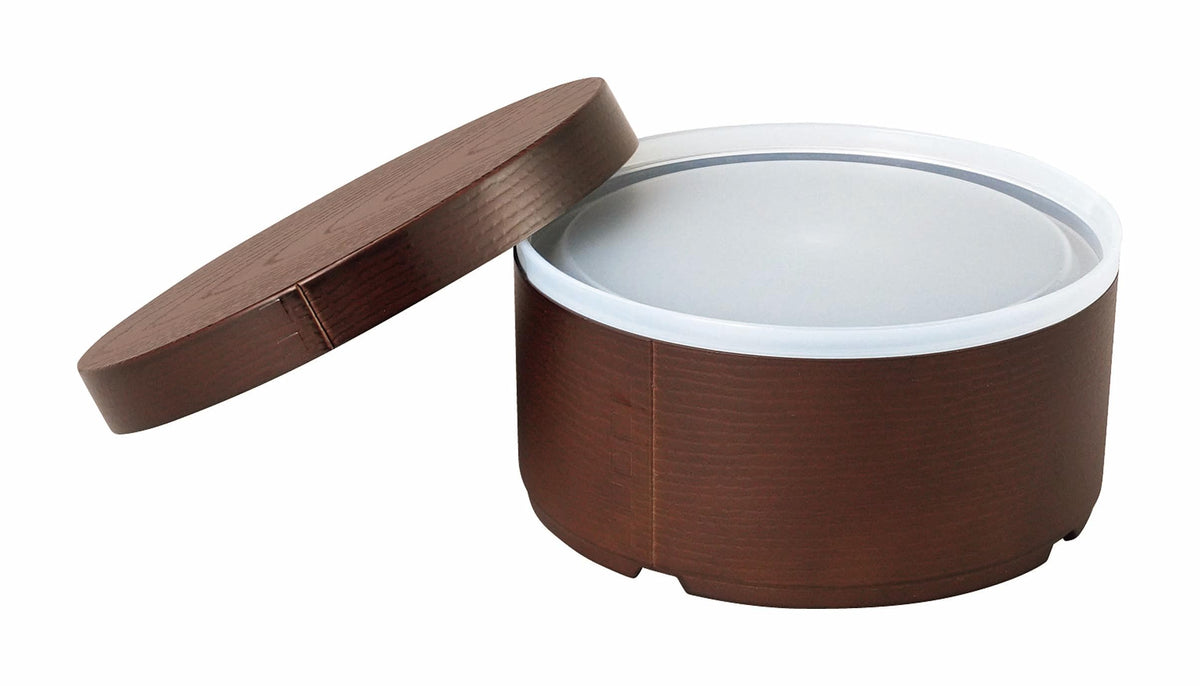 Kakusee Bento Box Round 500ml with Chopsticks and Case