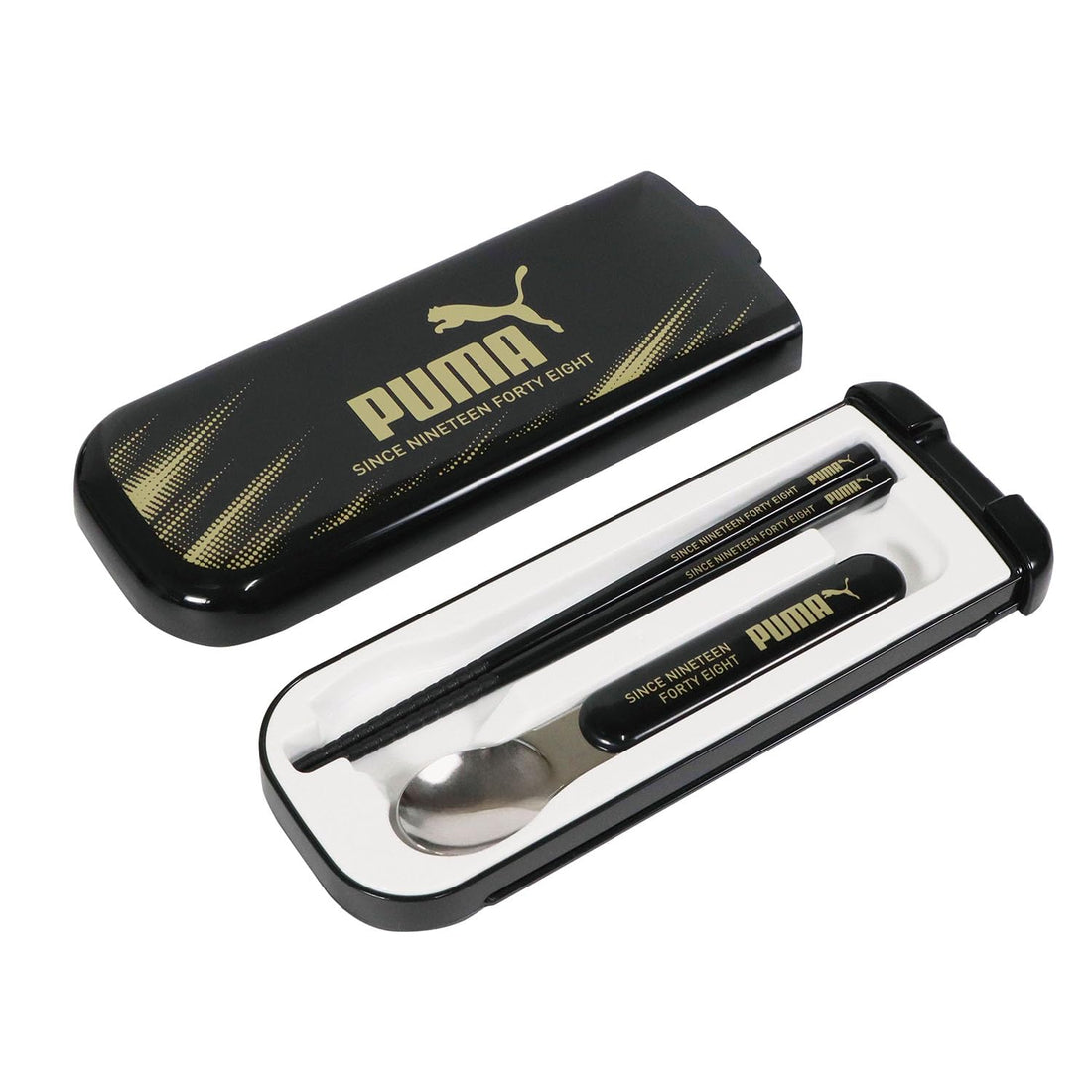 Kutsuwa Kids Lunch Chopsticks and Spoon Set Compact Design