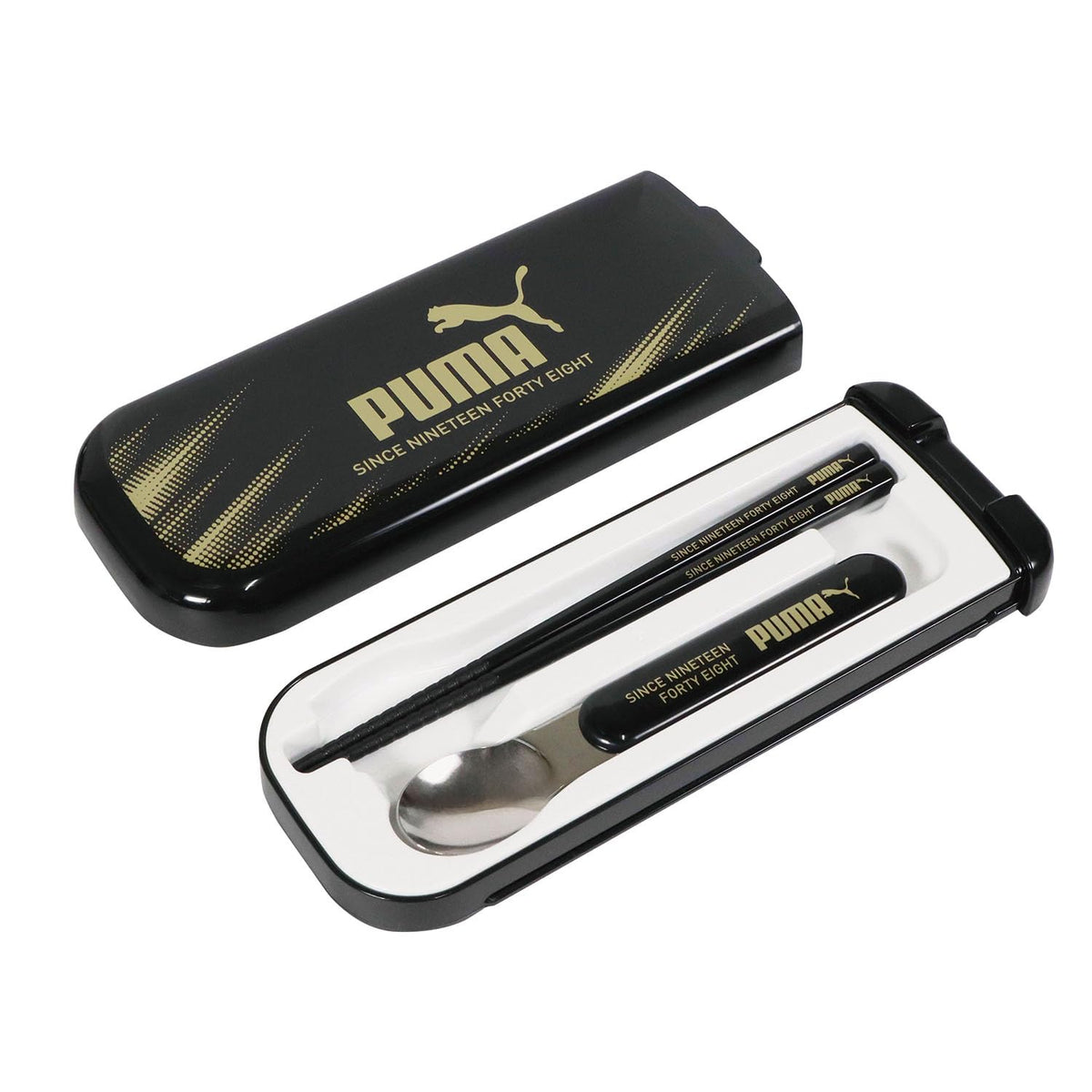 Kutsuwa Kids Lunch Chopsticks and Spoon Set Compact Design