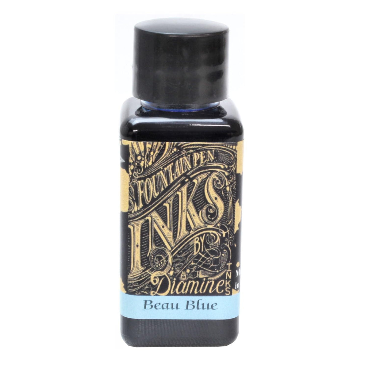 Diamine Beau Blue 285 Bottle Ink 30ml Vibrant Blue Ink for Fountain Pens