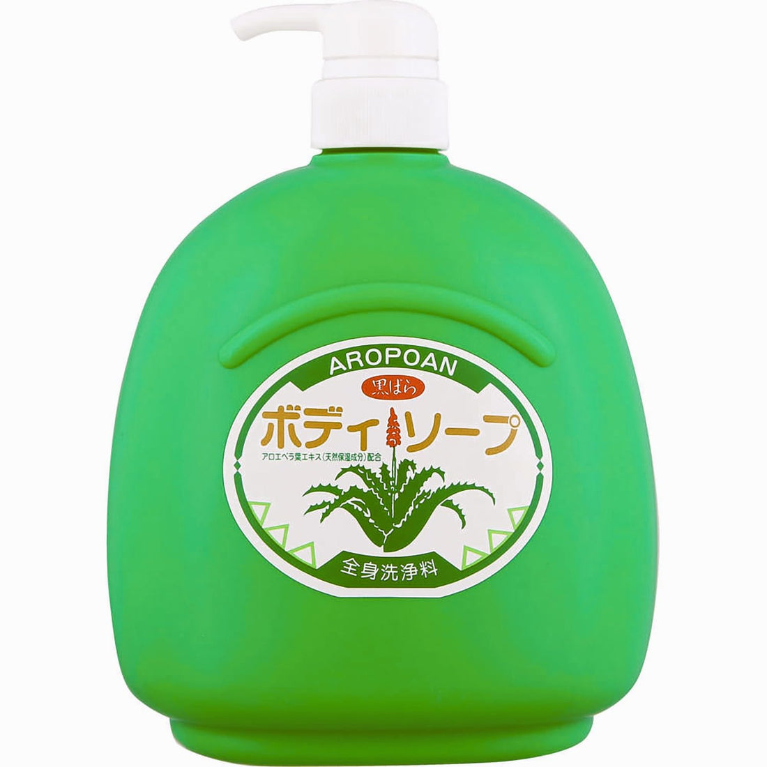 Kurobarahonpo AloPoan Body Soap 1200ml for Refreshing Clean Skin