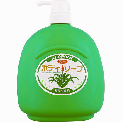 Kurobarahonpo AloPoan Body Soap 1200ml for Refreshing Clean Skin